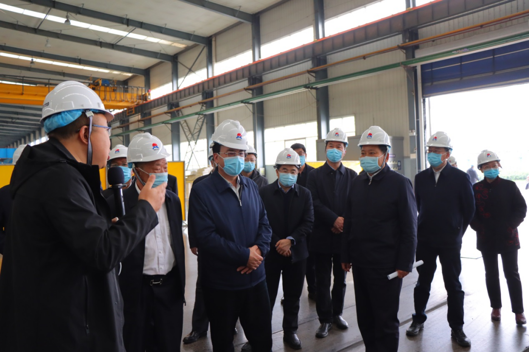 河南省副省長何金平蒞臨明泰鋁業(yè)調(diào)研