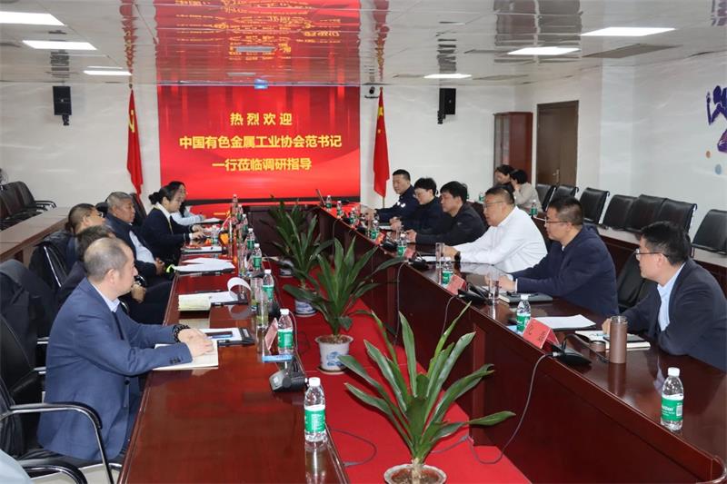 中國(guó)有色金屬工業(yè)協(xié)會(huì)黨委副書記范順科一行蒞臨明泰鋁業(yè)調(diào)研