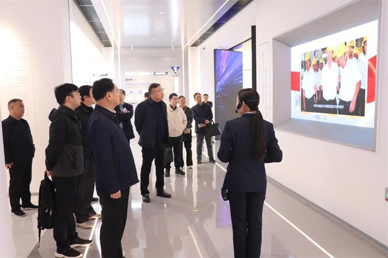 鞏義市委副書記、市長郭程明到明泰鋁業(yè)調研數智化建設工作